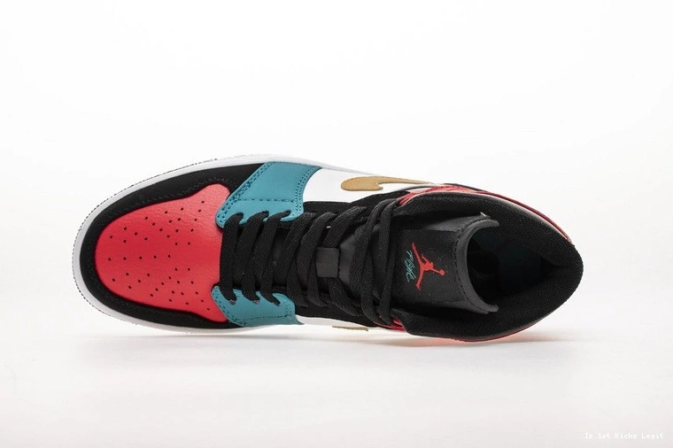 Multi-Color 1 Bred Jordan Mid 554724-125  1231